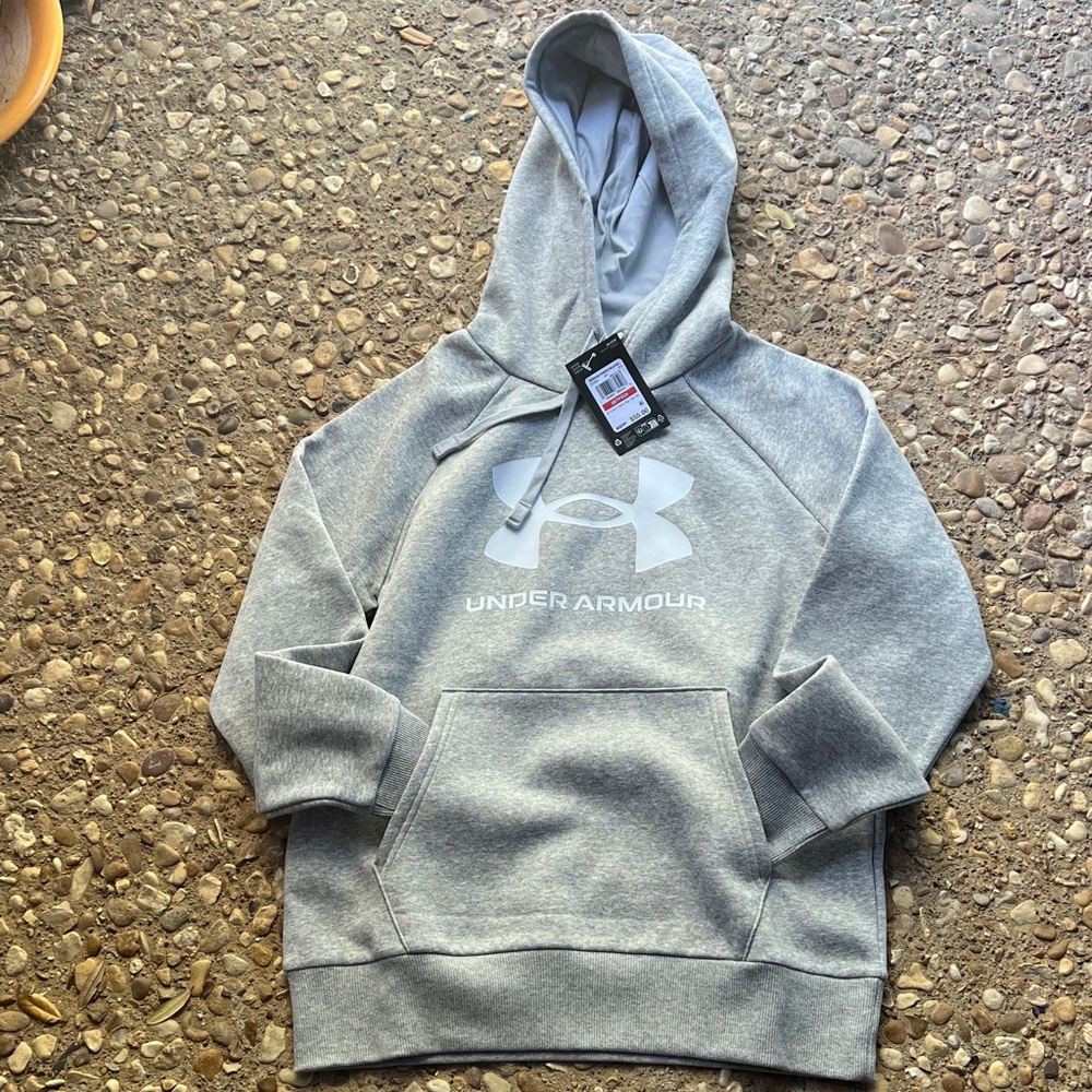 Under Armour Heather Gray Pullover Hoodie